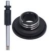 2PCS Compact Worm Gear Kit ABS Oil Pump Pinion for Husqvarna 435 440E 445 450E 340 345 350