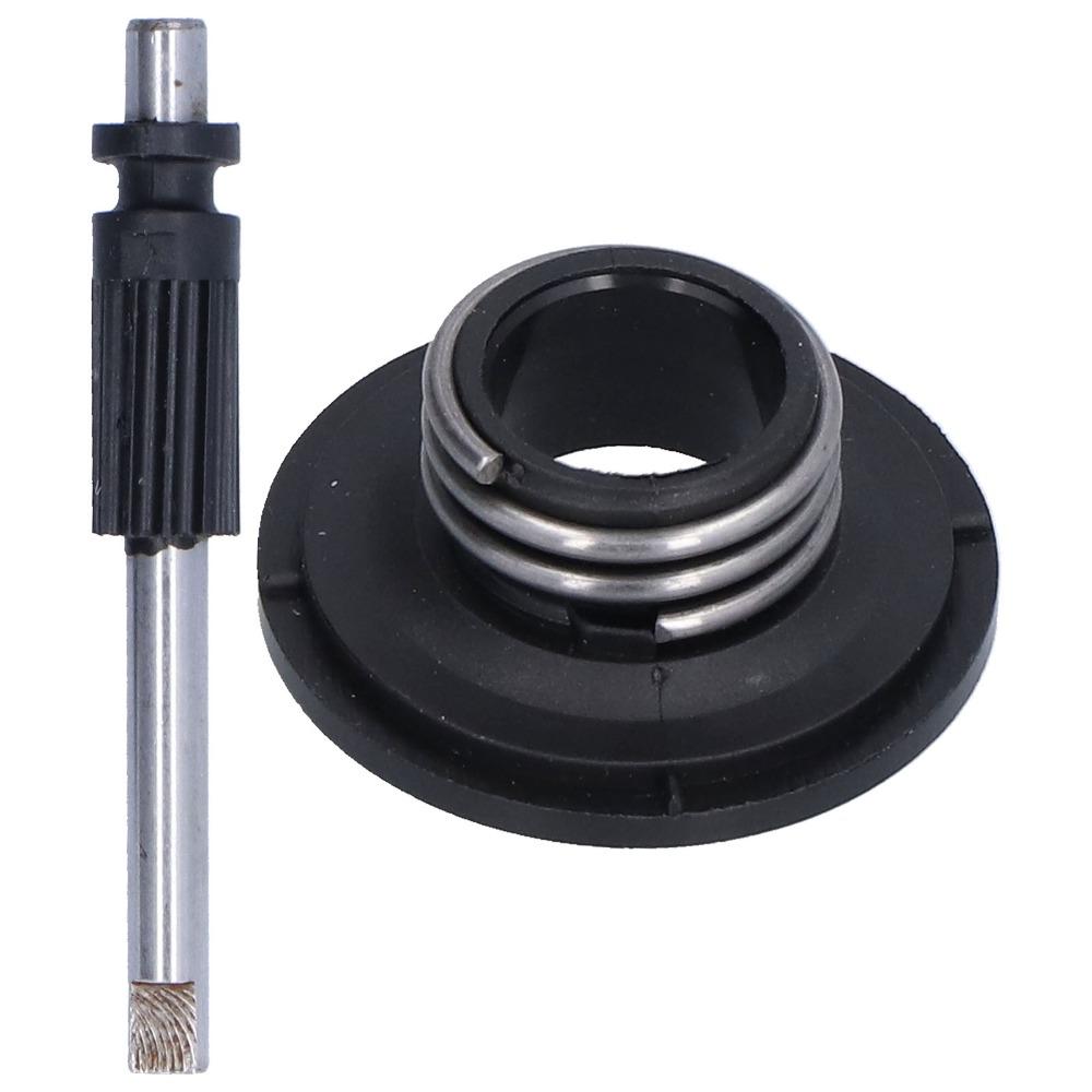 2PCS Compact Worm Gear Kit ABS Oil Pump Pinion for Husqvarna 435 440E 445 450E 340 345 350