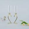 A Set Heart-shaped Crystal Champagne Glasses Wedding Gifts Party Couple Pairs Wine Accessories Tall Glasses Whiskey Glasses