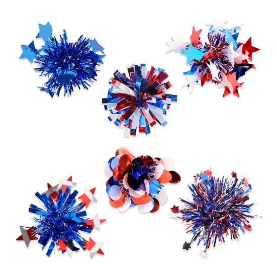 Hairpin Latte Style Independence Day Theme Red White Blue Hairpin No Damage USA Flag Hair Clip Hair Accessories