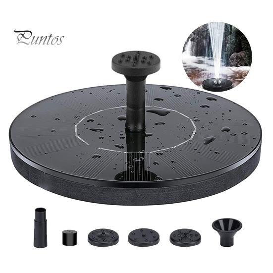 მზის ფრინველის აბაზანის შადრევანი 6 საქშენით, სწრაფი აქტივაცია, დაბალი ხმაური, თავისუფლად მდგომი, მცურავი, მზის პანელზე მომუშავე წყლის შადრევნის ტუმბო განათებით