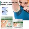 EELHOE Body Odor Removal Herbal Cream, Clean Armpit Odors For Long Lasting Fragrance Refreshing Portable Treatment Cream