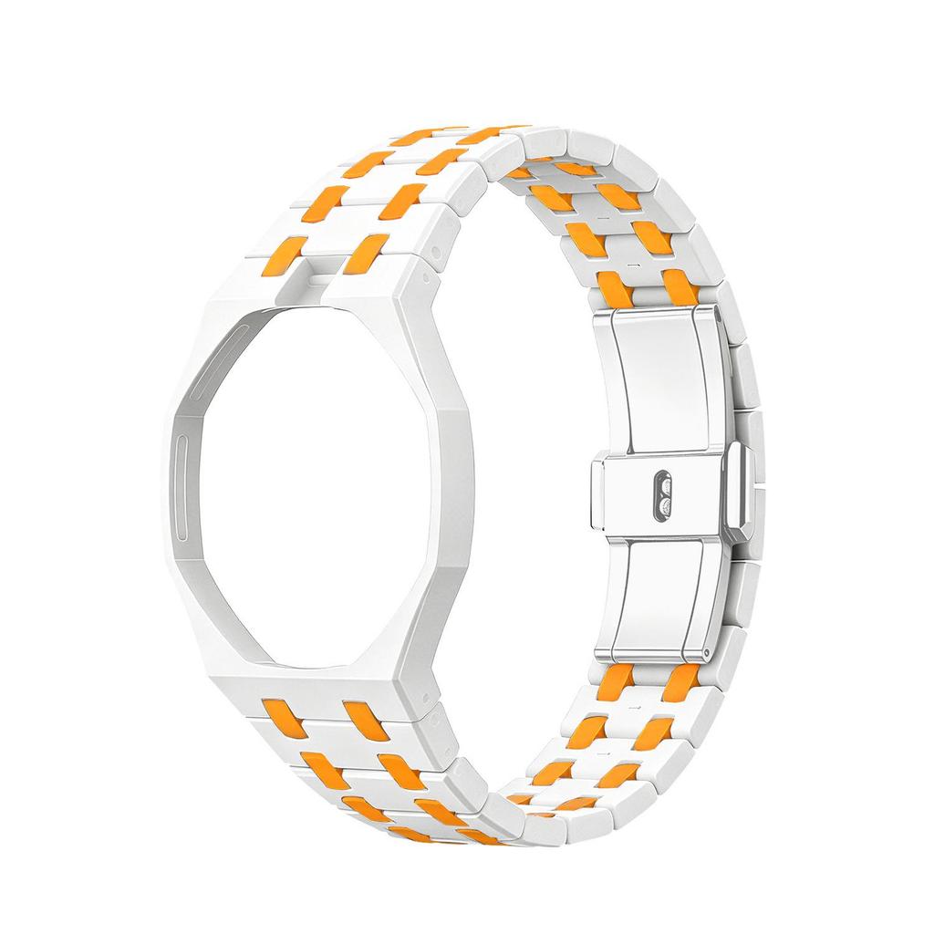 Auf Lager: Aibo-kompatibles Keramik-Uhrengehäuse & Armband-Set für Swatch Taschenuhren - Vollkeramik-Armband