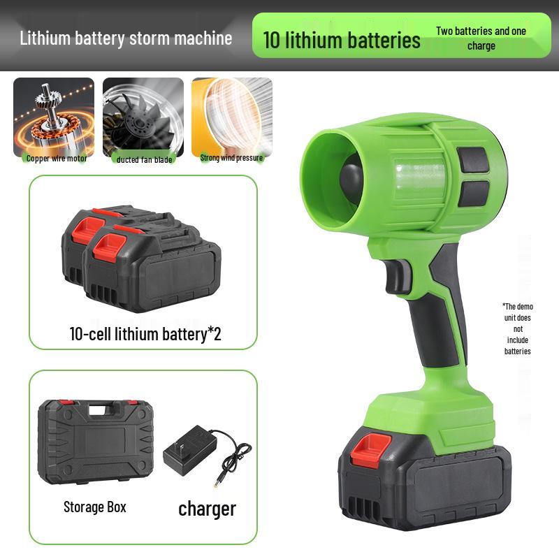 High-Power Portable Lithium Hair & Dust Blower Fan