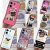 CUTE PUPPY PUG DOG MOPS Funda For Xiaomi Redmi Note 12 11 10 9 8 13 Pro Plus 12S 11S 10S 9S 10A 9C 10C 12C 13C Case