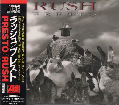 CD RUSH  Presto AMCY4 Atlantic Anthe 1989 Japan Rock Used