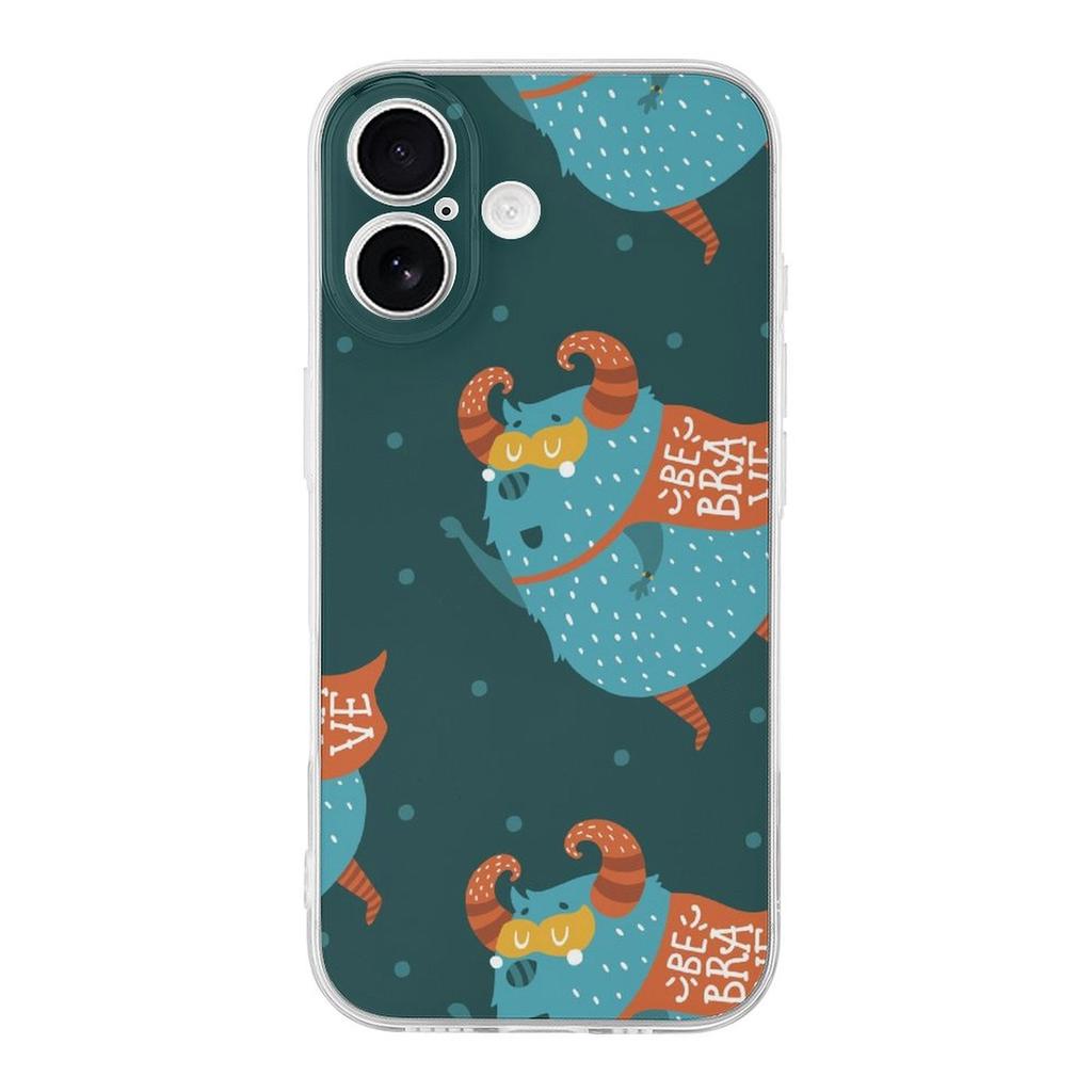 1 Pack For Iphone 17/17Air/17Pro/17ProMax Tpu Phone Case With Comfortable Grip Lines, Full Edge Protection, Smooth Soft Shell