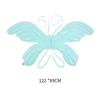 Large Iridescent Butterfly Wing Balloon (122x89 Cm) - Colorful Aluminum Film Inflatable for Photo Shoots