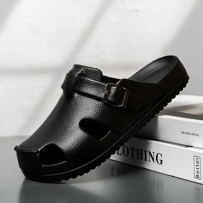 Mode Mode Atmungsaktive Herrensandalen Outdoor Leichte Hausschuhe Männliche Gartenschuhe Rutschfeste Strandschuhe Bequeme Laufschuhe