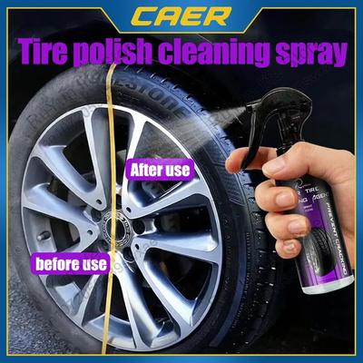 Agente Lucidante Rivestente per Pneumatici Auto Plastica Gomma Ruota Lucentezza Brillantezza Restorer Spray Auto Pneumatico Strato Lucidatura Lucidante