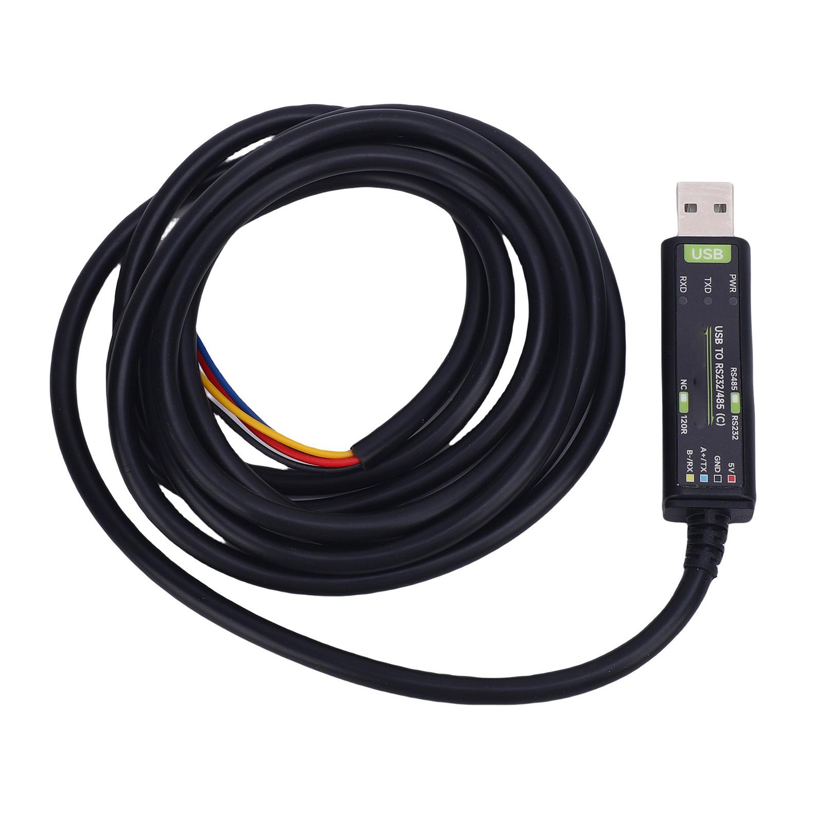 

Кабель-адаптер USB в 232 485, кабель-конвертер последовательного порта с индикатором сигнала питания, поддержка для