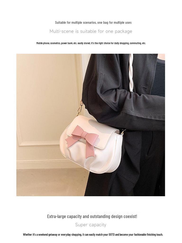 New Sweet Women's Versatile Cloud Bag: Crossbody, Shoulder, or Underarm - Stylish, Casual Summer Small Square Bag.