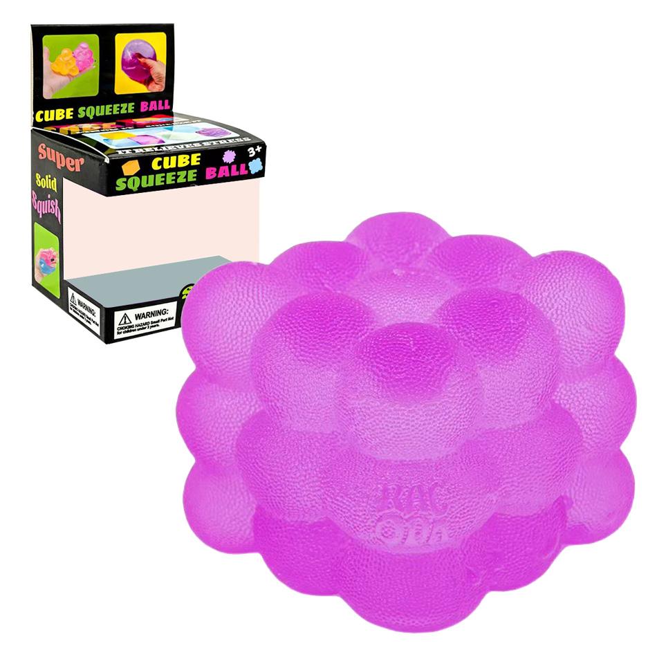 4Pcs 3D Candy-Shaped Music Stress Relief Squeeze Toy For Adults And Kids Sensory Decompression Simulation Cube For Stress Relief