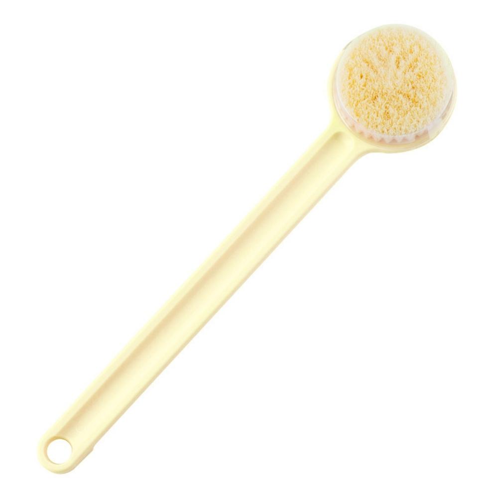 Soft Haired Long Handled Shower Brush Adult Body Rubbing Rich Foam Bath Ball Prsonal Care Cleaning Brush Bathroom Accessories
