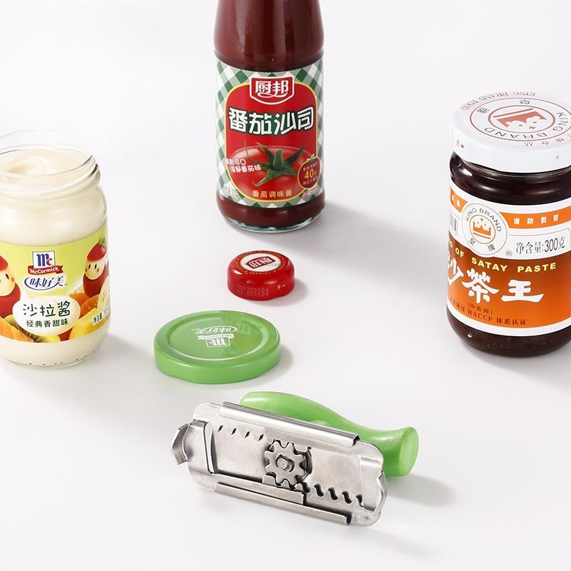 410 Stainless Steel Bottle Opener, Cap Screw, Kitchen Practical Small Tool, Multi-functional and Labor-saving Can Opener