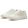 Anta Street Fun Comfortable Sports Casual High Top Wear Resistant Non Slip Low Top Skate Shoes Women Sneakers White Beige 922518007-1
