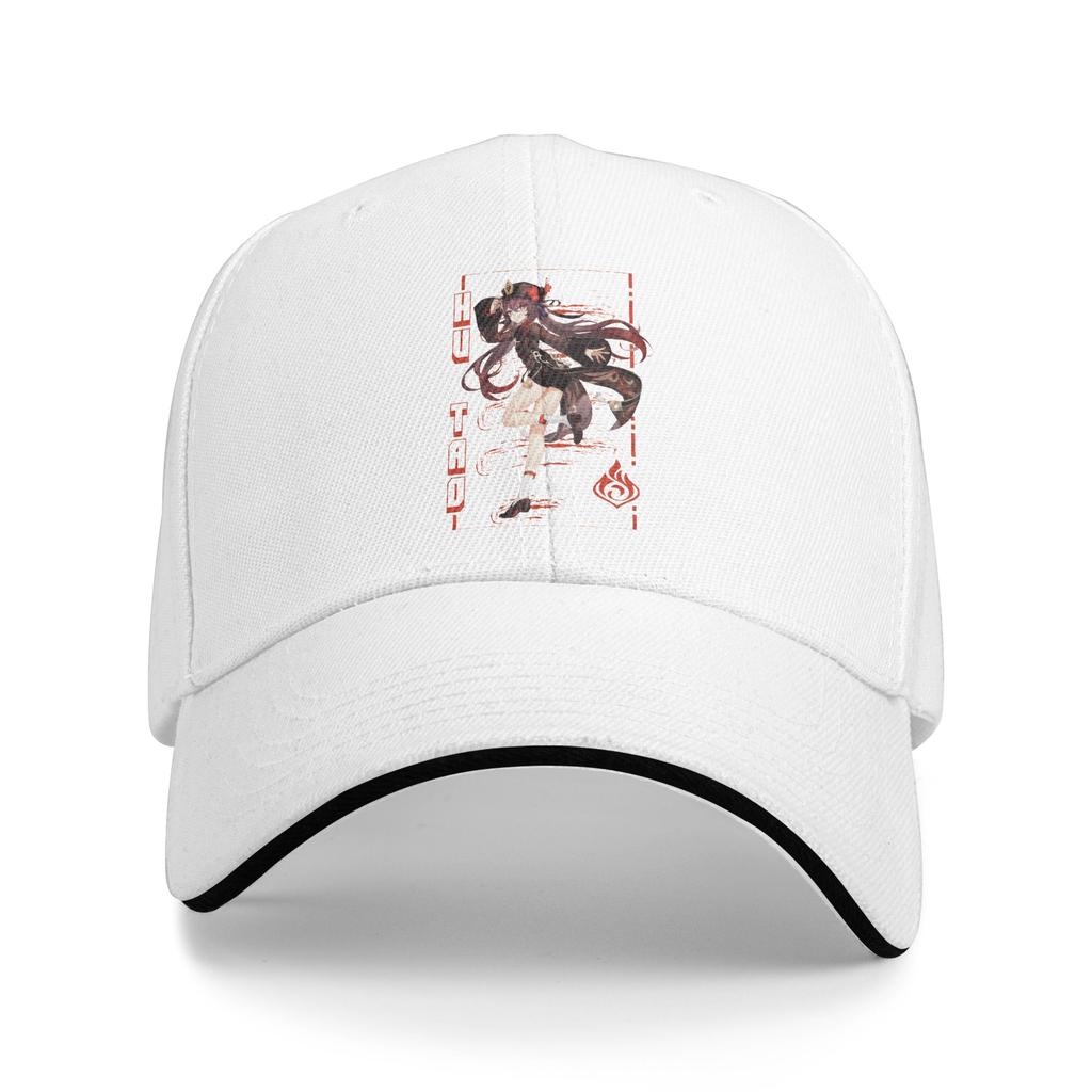 Wanderer Cat Neko Cat Long Baseball Cap Popular Genshin Impact Sandwich Caps for Unisex Women Adjustable Dad Hat Outdoor