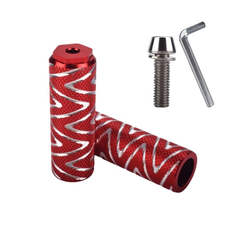 

Antiskid Foot Pegs Mountain Cycling Bicycles Front Rear Footrest Bike Footpegs for Safe Cycling on Various Terrains
