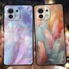 Phone Case Cover for Xiaomi Mi 15 14 13 12 11 Ultra 14T 13T 12T 11T 10T Pro Lite Soft TPU Capas Fashion Gradient Feather Pattern