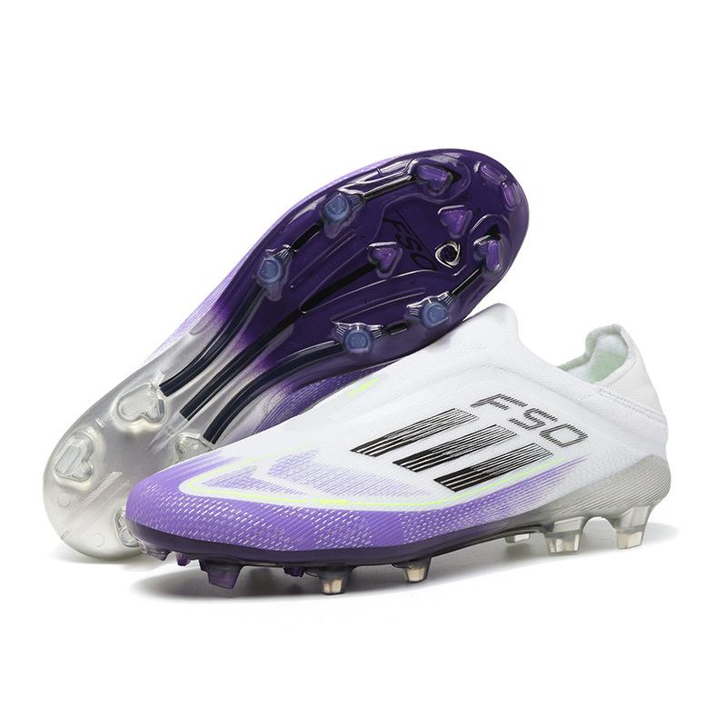 New SCOOER SHOES Football Shoes Long Spikes Low Top Men's and Women's Youth Ping Training Shoes