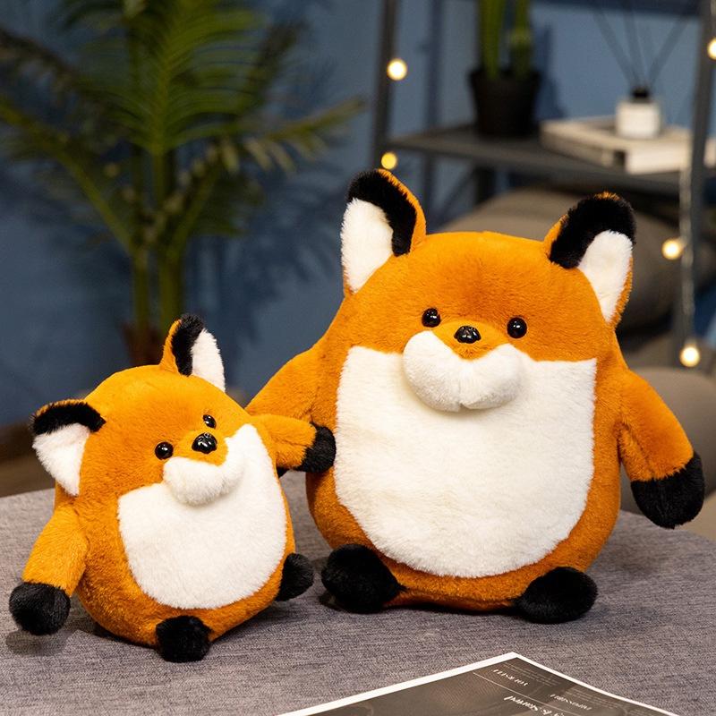 Cute Cute Chubby Fox Doll Plush Toy Little Fox Doll Children Soothing Doll Birthday Gift