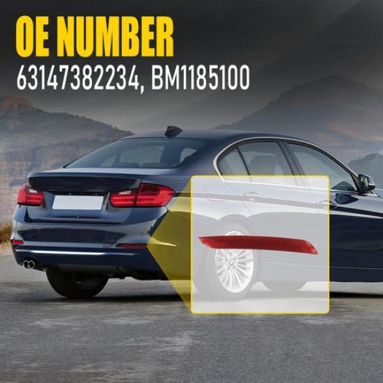 Bumper Reflector For 2012-2015 BMW 328i 320i 328i xDrive 14-16 428i Rear RH EXV