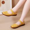 Women's Sandals Summer Mary Jane Beach Shoes White Flat Shoes Casual Soft Walking Sandals for Girl Plus Size
