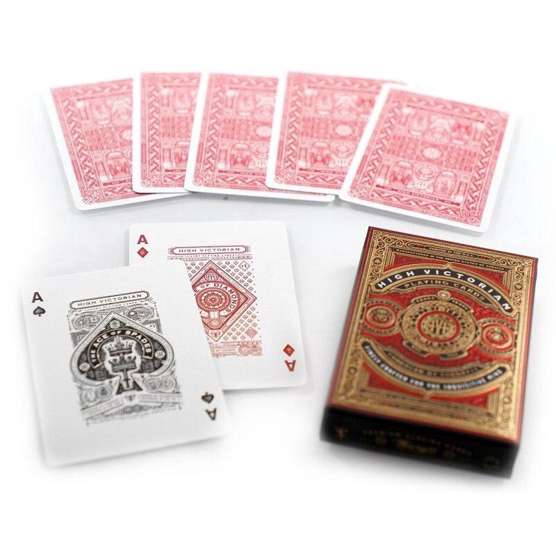 Theory11 High Victorian Playing Cards Blue/Red Deck Card Games Magic Tricks