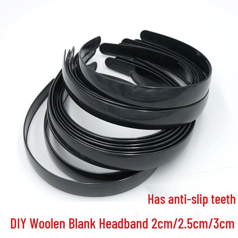 

DIY Unbreakable Wide Plastic Headband with Anti-Slip Teeth - Japanese/Korean Style