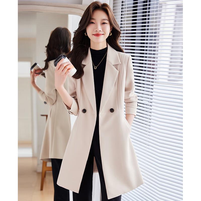 Troloman Women s Mid-Length Trench Coat M