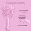 Portable Hollow Comb for Curly Hair - Cute and Lightweight for Women's Dormitory Use