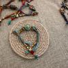 Bohemian Woven Hand Rope Adjustable Beads Braided Bracelet Fashion Ethnic Style Bracelet  Couple