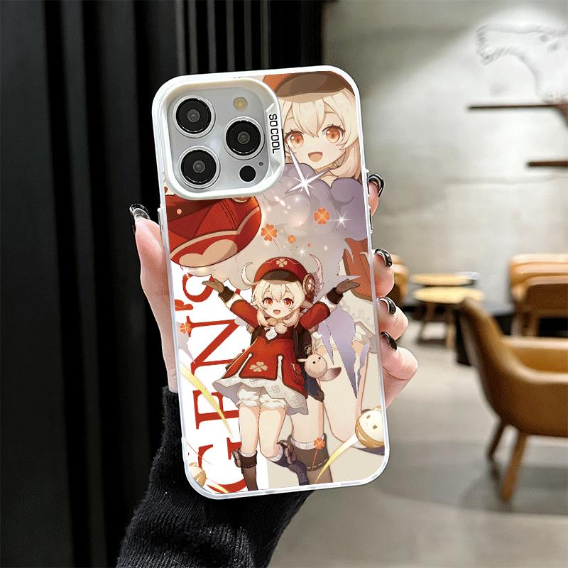 Genshin Impact Anime Soft Phone Case for iPhone 15 16 17 Pro Max 17Air 16E 14 Plus 13 12 Mini Shockproof Cover Back Shell