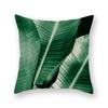 Polyester Decorative Throw Pillows Case Tropical Green Plants Palm Sofa Cushion Cover For Home Living Room Decoration