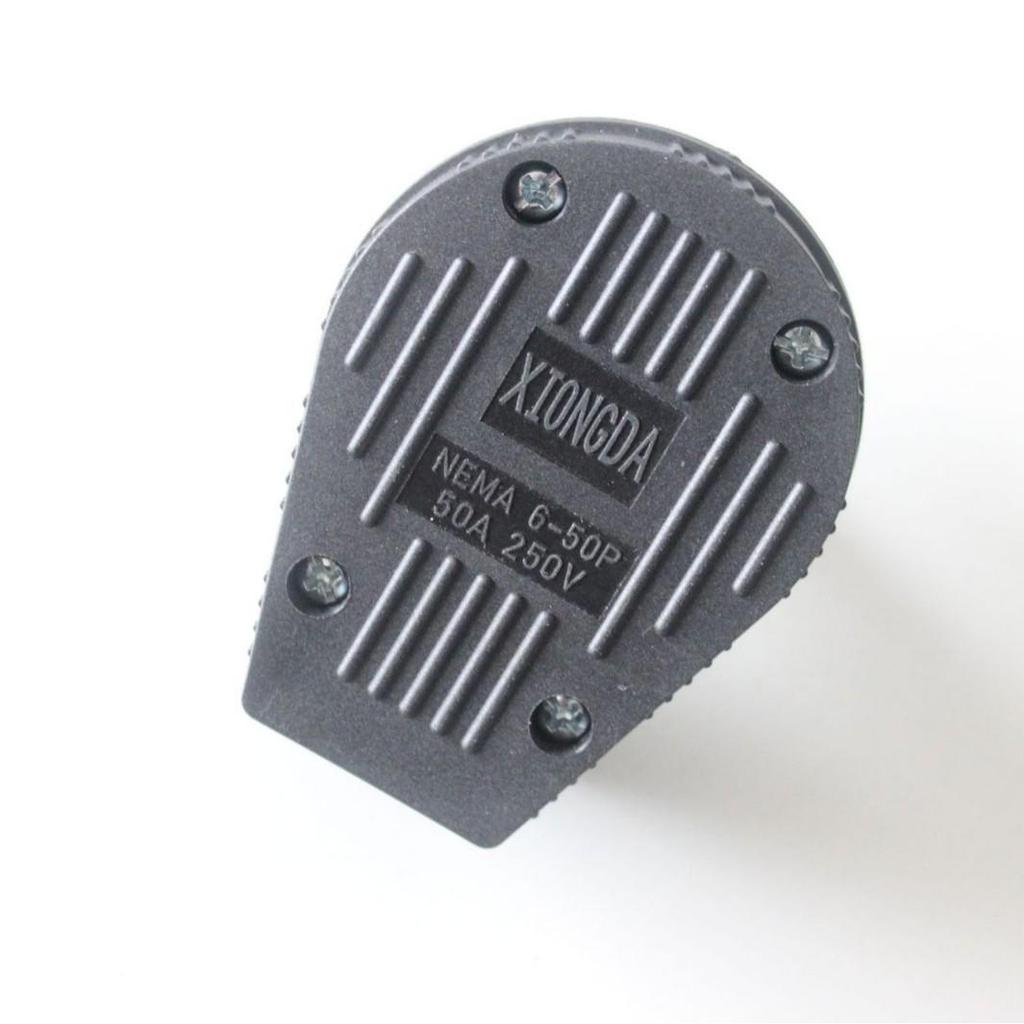 XIONGDA NEMA 6-50P 50A 250V Three-Hole Industrial Power Plug
