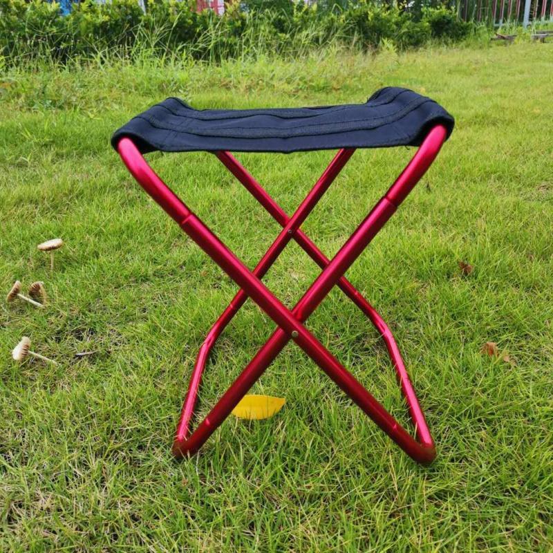 Outdoor7075Aluminum Alloy Folding Chair Fishing Chair Barbecue Stool Folding Stool Portable Train Stool Camping Camp Chair