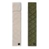 Taion Down Dark Olive X Cream R201ML-1 Muffler, Beige,