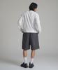 Noming Chino One-Pleat Pocket Wide Bermuda Shorts - Charcoal