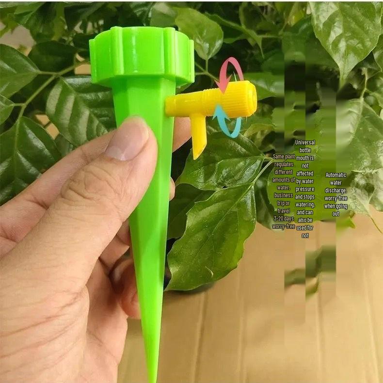 Adjustable Water Flow Drip Irrigation Device with Switch Control for Automatic Plant Watering
