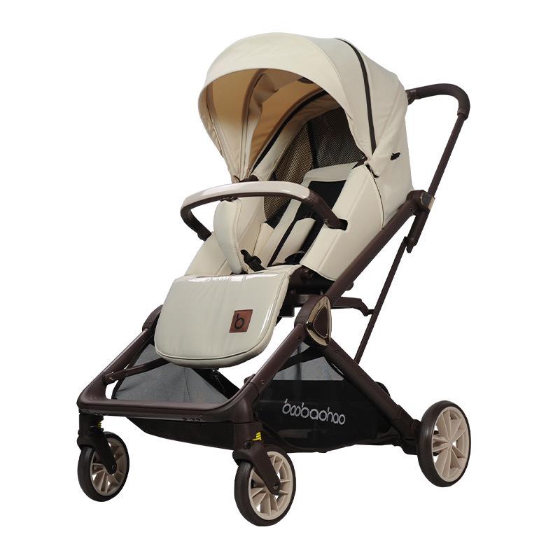 Baby Good CK2 Reversible Stroller: Rotating Seat, Sit or Lie Down, One-Button Foldable Infant Stroller