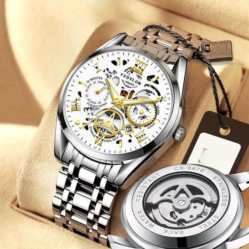 New Watch Men's Mechanical Watch Men's Fully Automatic Waterproof Luminescent Quartz Watch