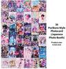 K-Pop Demon Hunters Photocard Set (36 Hologram Cards + 36 Purikura-style Photocards 36 + 80 Stickers) – 152 Sheets (No Duplicates)