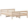 Solid Wood Bed without Mattress 140x200 cm Pine Wood