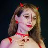 DIY Halloween Tattoo Sticker Scary Bloodiness Temporary Scar Stickers  Haunted House
