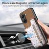Skórzane etui na telefon Xiaomi Poco X7 Pro 5G/Xiaomi Redmi Turbo 4 5G z blokadą RFID, zapinaną na zamek kieszenią na karty i podstawką