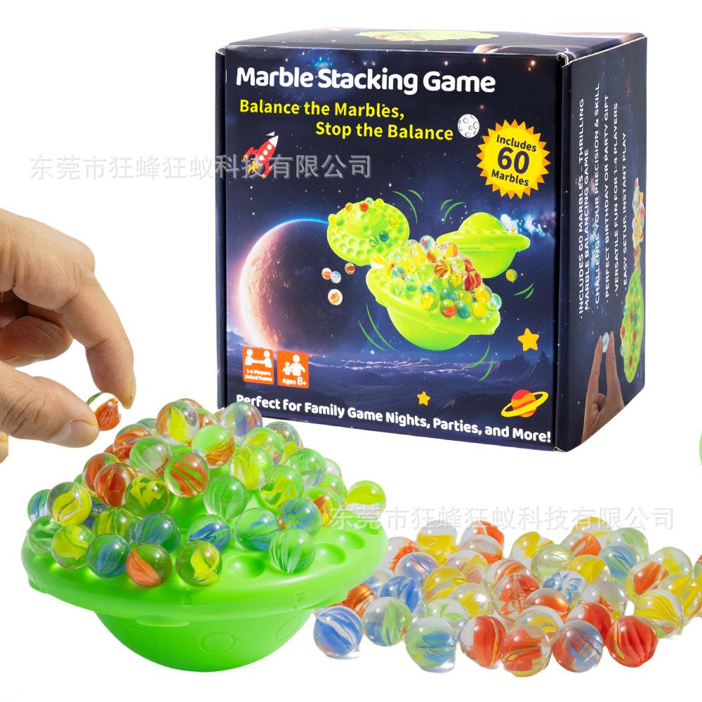 

New Glass Ball Balance Ball Game Family Multiplayer Board Game Puzzle Toy Intelligence Building Blocks Pinball Party Game