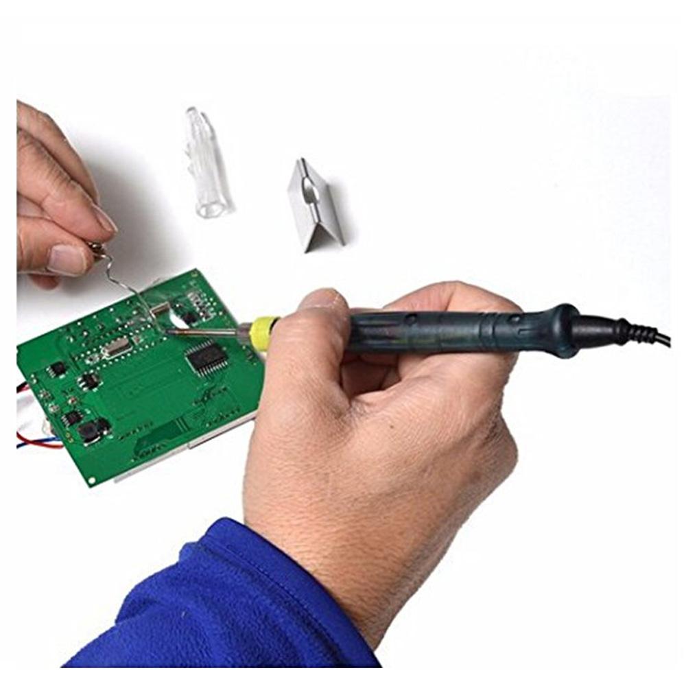 Mini Portable USB 5V 8W Fast Heating/Cooling Electric Powered Soldering Iron Pen Tip Touch Switch with LED Indicator Black