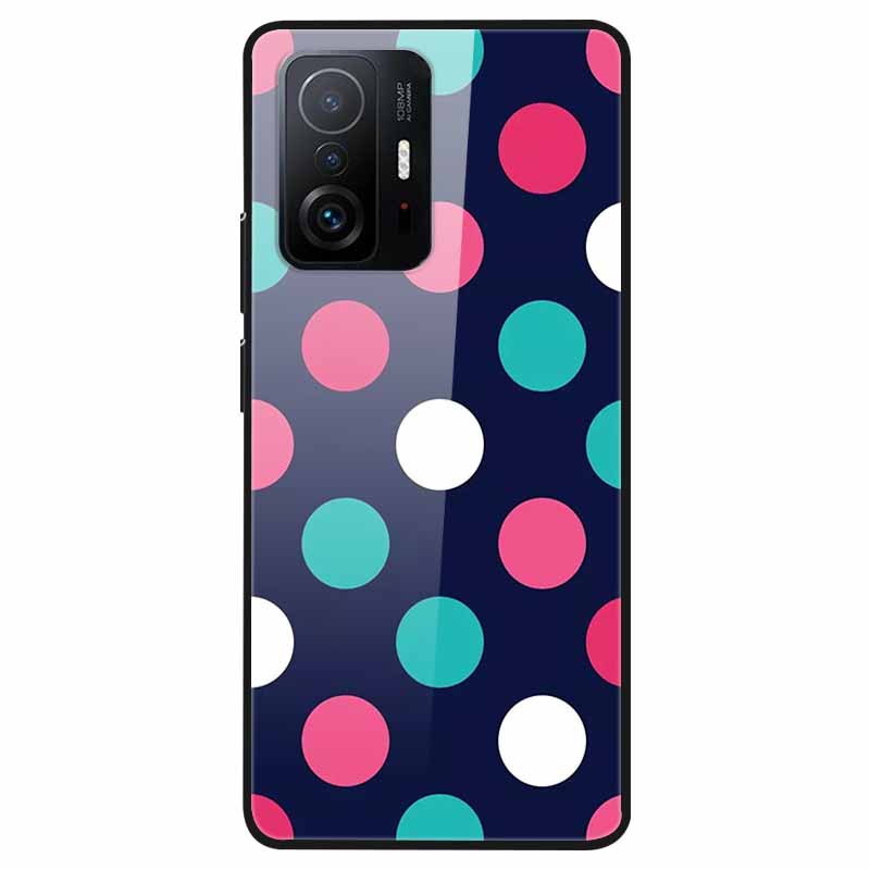 For Xiaomi 11T Tempered Glass Case Soft Bumper Hard Funda For Xiaomi mi 11T Pro Phone Case 11 T 11T Pro 11TPro Back Cover Shells