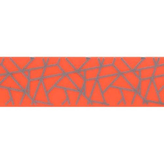 Collier pour chien - puno - orange - 25 mm - 36-45 cm - réfléchissant et imperméable