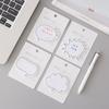 Kawaii Stationery Memo Pads Cute Dialog Box Paper Sticker Sticky Note Page Marker Planner For Kids School Supplies